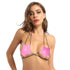 Wet Look Patent Leather Star Bra